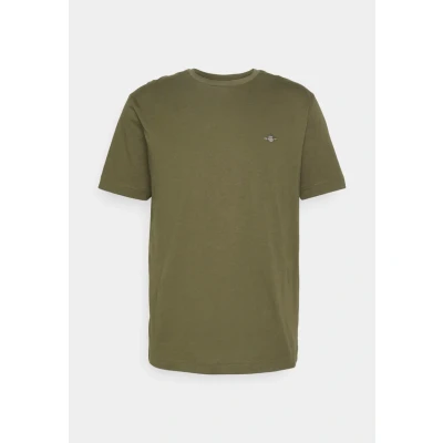 Imagen de GANT REG Shield Camiseta básica, Hombre, Talla: Medium, Juniper green