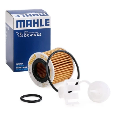 Imagen de MAHLE ORIGINAL OX 416D2 Filtro de aceite Cartucho filtrante TOYOTA: Yaris III Hatchback, Furgón, Auris SUBARU: JUSTY 4