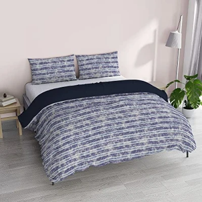 Imagen de Fantasy Juego de Funda nórdica Microfibra, diseño Rayas Vaqueras, para Cama Matrimonio