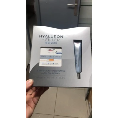 Imagen de Eucerin pack hyaluron filler x3 efecto dia fps30 + contorno de ojos 15ml
