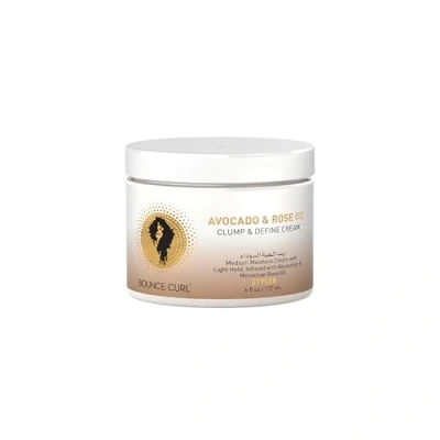 Imagen de Bounce Curl Avocado &amp; Rose Oil Clump Define Cream Curly Hair Moisturising Leave in Product 6oz, 117ml