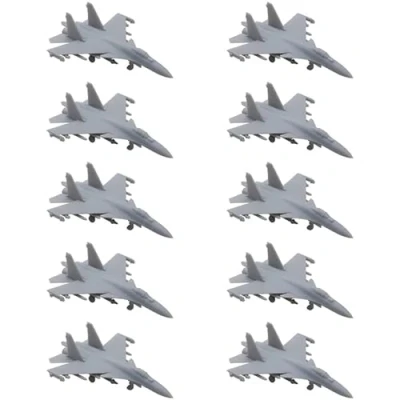 Imagen de 10 Piezas De Aviones Combate Su 37 Terminator, Modelo DIY, Escala 1/2000 1/350, Simulación Avión For Colección Militar(1/2000 (9mm))