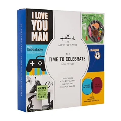 Imagen de Hallmark Tarjetas de cumpleaños Multipack 20 en diseños épicos