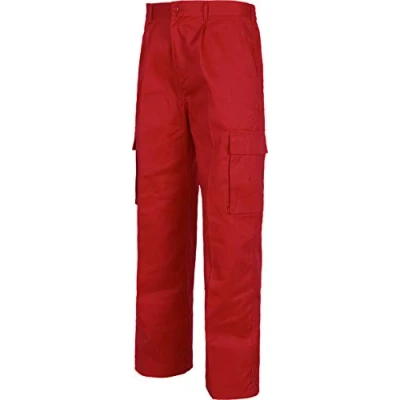 Imagen de Work Team Pantalón. Elástico en cintura, multibolsillos: dos bolsos laterales perneras. HOMBRE Rojo 56