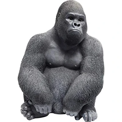 Imagen de Kare Design Figura Decorativa Monkey Gorilla Side Medio, negro, 38.5 x 28 30 cm