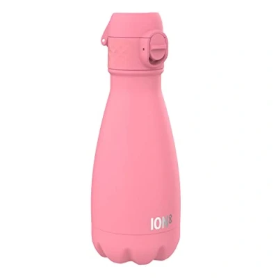 Imagen de Ion8 Botella Agua, Sin Fugas, Termica, Rosa floral, 280ml (10oz)