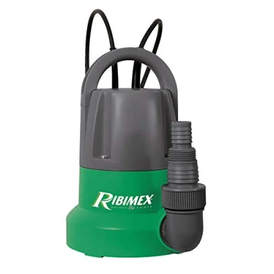 Imagen de Ribimex PRPVC401SP Bomba sumergible drenante, 400 W, verde/gris, 27 x 16 24 cm