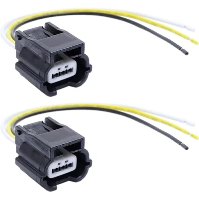 Imagen de Par de cables PDC 3 pines para sensor aparcamiento 15 cm 56431345 compatible con Renault