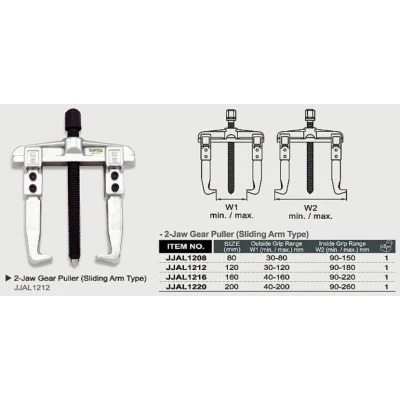 Imagen de Extractor universal TOPTUL 120 mm (interior 30 120mm, äußen 90 180mm)