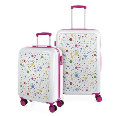 Imagen de Itaca Viaje SET Juego de maletas, Talla: One Size, Blanco fucsia