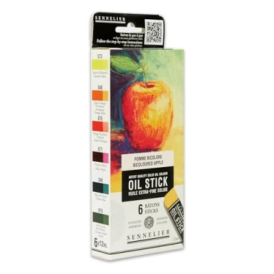 Imagen de Sennelier Juego de 6 mini palitos aceite Bodegón N130116.03