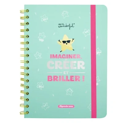Imagen de Sr. Wonderful Agenda Wonder 2025 Semanier Imaginar, crear... y brillar! Incluye 8 hojas de pegatinas blocs notas