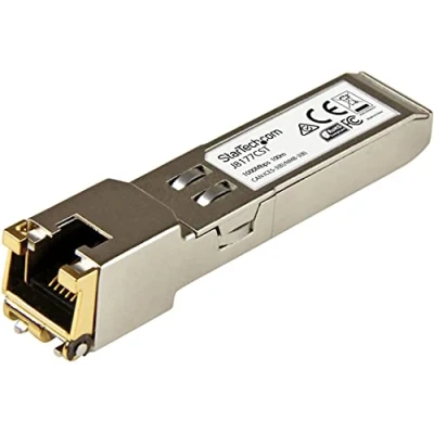 Imagen de Módulo Transceptor Sfp De Cobre Rj45 Compatible Con Hp J8177c Red (sfp, Plata, Aluminio, Minigbic, Ieee 802.3ab, Ce, Fcc)