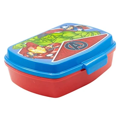Imagen de SANDWICHERA RECTANGULAR AVENGERS HERALDIC ARMY