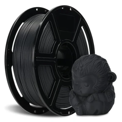 Imagen de FLASHFORGE filamento PLA de fibra carbono 1,75 mm, impresora 3D reforzado con carbono, bobina 1 kg, precisión dimensional +/ 0,02 alta resistencia y