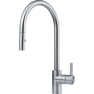 Imagen de FRANKE 115.0590.045, Grifo del fregadero de la cocina Eos Neo pull out spray, Acero inoxidable