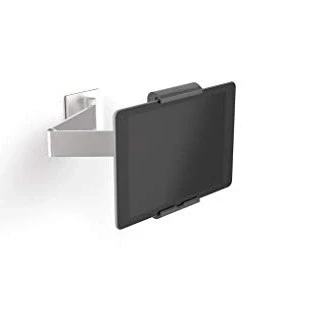 Imagen de Durable 893423 Soporte de TABLET para pared con brazo móvil HOLDER WALL ARM (para tablets 7 13 pulgadas, giratorio 360 grados dispositivo antirrobo) plata/antracita