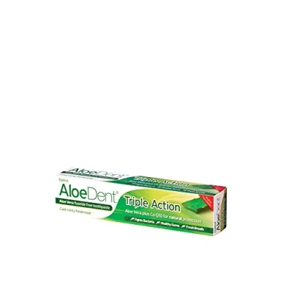 Imagen de AloeDent Triple Action 100ml Aloe Vera pasta de dientes sin fluoruro
