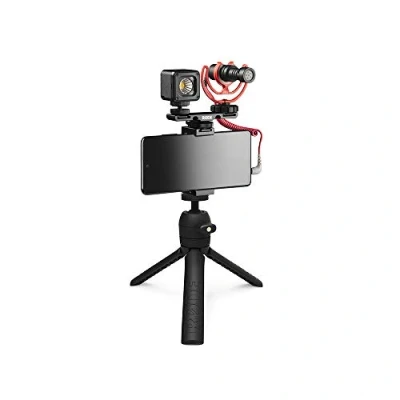 Imagen de RØDE Microphones VideoMicro Vlogger Kit para teléfonos móviles (conexión de 3,5 mm) (VLOGVMICRO)