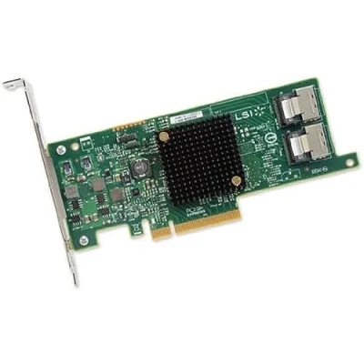 Imagen de BROADCOM SAS 9207 8i Tarjeta y Adaptador de Interfaz Interno SAS,SATA Accesorio (PCIe, SAS,SATA, 2 x SFF8087, Verde, Gris, 6 Gbit/s, LSI SAS2308)