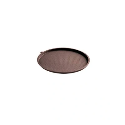 Imagen de Lékué Molde microperforado para Hacer Pizzas Redondas, Silicona Platino marrón, 36 cm