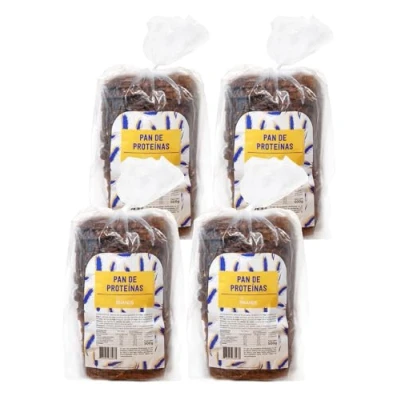 Imagen de Pan KETO bajo en Carbohidratos 28% de Proteinas, ideal para dietas altas proteinas (Cuatro (500 g))