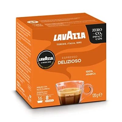 Imagen de 128 cápsulas de café Lavazza a Modo Mio Delicioso Ex Deliciosamente originales