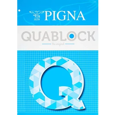 Imagen de Pigna 00609775M Bloc con 4 agujeros A4, 50 hojas, paquete de 5