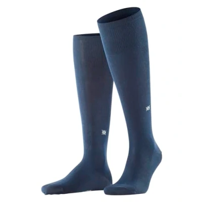 Imagen de Burlington Dublin M KH algodón largo unicolor 1 par, Calcetines largos Hombre, Azul (Marine 6120) nuevo ecológico, 40 46