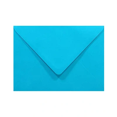 Imagen de Netuno 100x sobres azules DIN B6 125x175mm 80g Rainbow con solapa puntiaguda engomada sin ventana de colores para invitaciones boda Navidad tarjetas cartas dinero fotos vales impresoras regalos