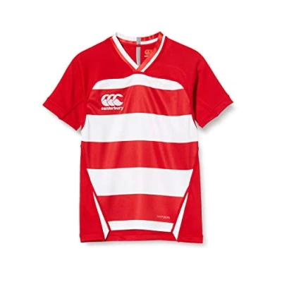 Imagen de Canterbury Vapodri Evader Camiseta de Rugby para niño, Niños, Rugby., QA004230468, Bandera Color Rojo., 34