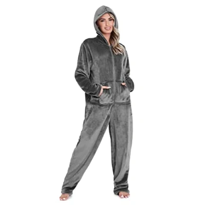Imagen de CityComfort Pijama Entero Mujer, de Polar Suave Cómodo Calentito S XL (Carbón, L)