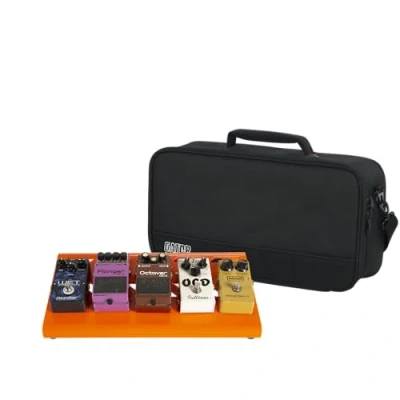 Imagen de Gator Cases GPB BAK 1 Tabla de pedal aluminio con bolsa transporte, tamaño grande, color negro