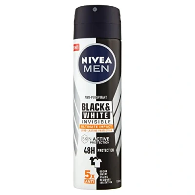 Imagen de Black &amp; White Invisible Ultimate Impact Deodorante Spray 150 ml