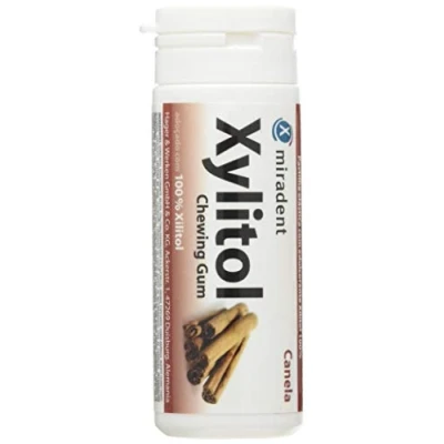 Imagen de Miradent Xylitol Chicle Sabor Canela Bote De 30 Unidades X Gramos 300 g