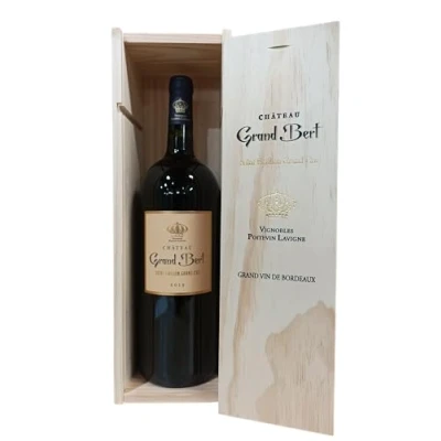 Imagen de CHATEAU Grand BERT MAGNUM Caja de madera AOC Saint Emilion Cru