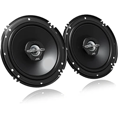 Imagen de JVC Altavoces Coaxiales para Coche CS J620X (300W, 16cm, 30W RMS) Equipo de Audio 2 Vías, Woofer y Tweeter, Color Negro, Altavoz con Respuesta Frecuencia 35 a 22.000 Hz