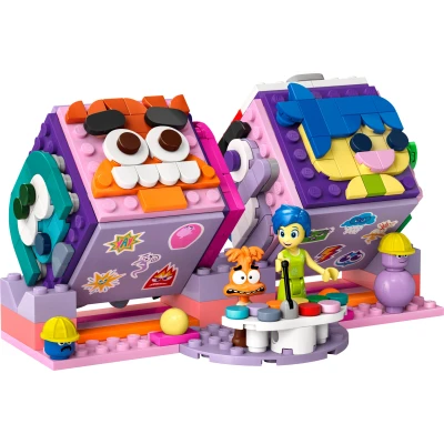 Imagen de Lego Disney Cubos de Humor del Revés 2 Película Pixar, Juguete Construcción Antiestrés sobre Emociones, Mini Muñecos Alegría y Ansiedad, Regalo para Niñas Niños 9 Años o Más 43248