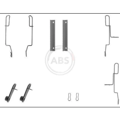 Imagen de A.B.S. 1188Q Kit de accesorios, pastillas frenos PEUGEOT: 306 Hatchback, 106 II I CITROËN: AX, ZX Hatchback