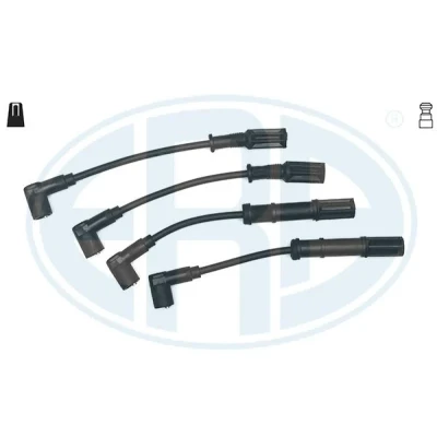 Imagen de ERA 883003 Juego de Cables Encendido 4 FIAT: Panda II Hatchback, Doblo I Familiar, 500 FORD: KA Hatchback