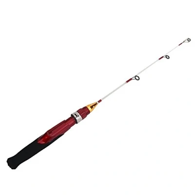 Imagen de Barra de pesca Hielo, 50cm Mini Spinning Cañas Giratorias Prácticos accesorios para la en hielo