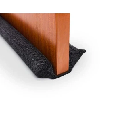 Imagen de Burlete de Tela para Puertas y Ventanas. Doble Reutilizable, Lavable, Aislante Ruidos, Frío, Viento, Luz, Polvo, Polen, Insectos. Ajustable Entre 80 90 cm.