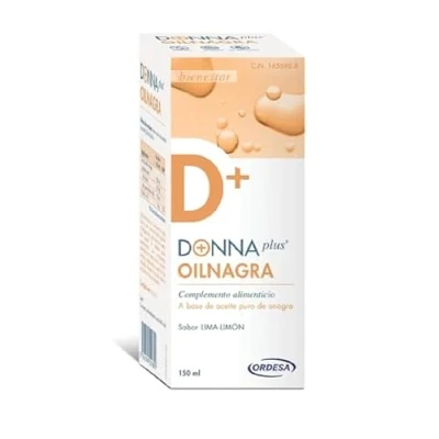 Imagen de DONNAplus Oilnagra Líquido 150ml Complemento Alimenticio para el Bienestar Menstrual con Aceite de Onagra