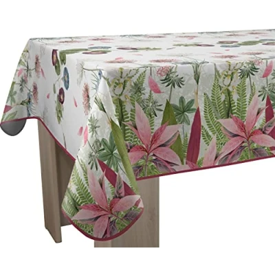 Imagen de Le linge de Jules Mantel Antimanchas (Rectangular, 150 x 200 cm, Rosa, Verde, Azul, Ciruela