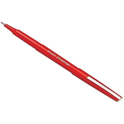 Imagen de Pilot Fineliner SW PPF Rotuladores de punta extrafina (3 unidades), color rojo
