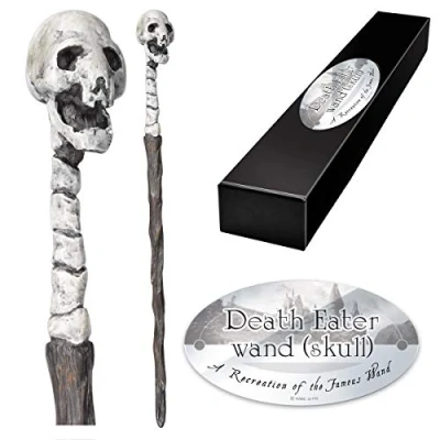 Imagen de The Noble Collection Death Eater Character Wand (Calavera)