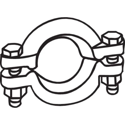 Imagen de BOSAL 254 702 Pieza de fijación, sistema escape 76