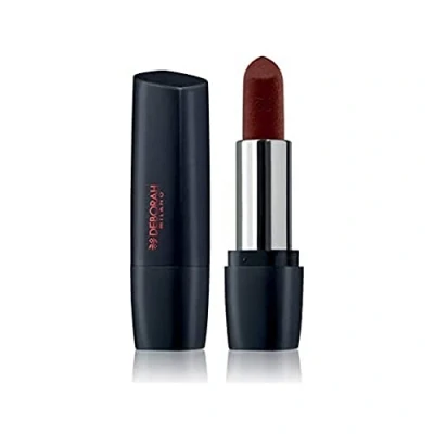 Imagen de Deborah Pintalabios Milano Red Mat N.2 Dark Brown, acabado ultra mate, de larga duración, con colágeno, ácido hialurónico y extracto aguacate para labios nutridos, hidratados, suaves repolvados