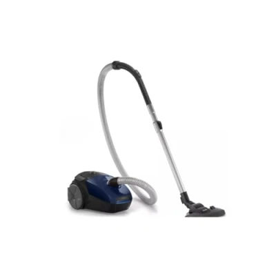 Imagen de Philips Aspirador con Bolsa FC8240/09, 750 W, 3 litros, 77 Decibelios, Acero Inoxidable, Negro, Azul