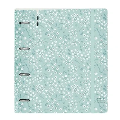 Imagen de SAFTA Carpeblock con 4 Anillas de 35 mm, Recambio, 100 Hojas A4, Ideal para Niños Diferentes Edades, Cómoda y Versátil, Calidad Resistencia, 27x4x32 cmAzul claro estampado